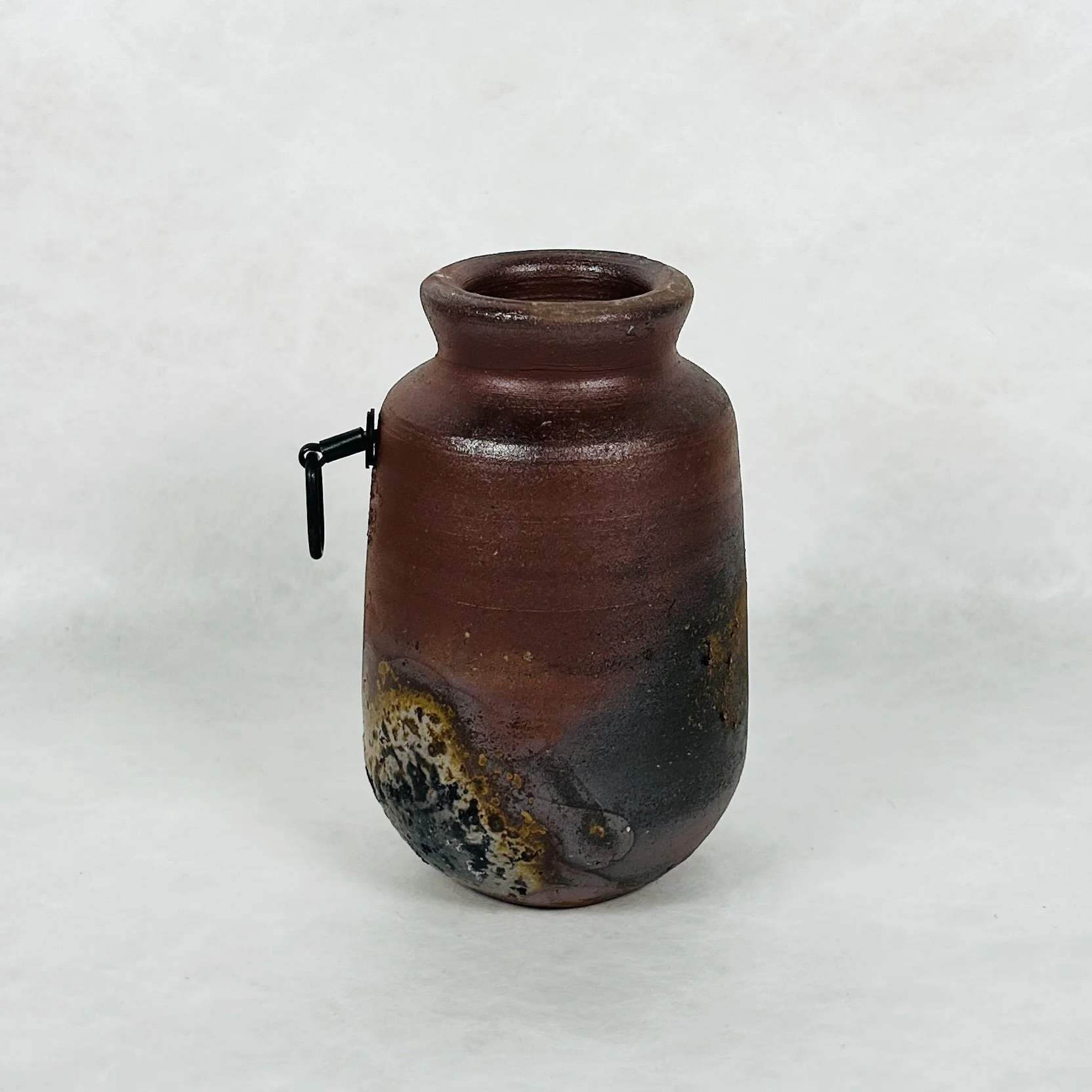 Bizen Ware Jar 備前焼 壺 New - Bizen Ware Wall-Hanging Vase — Japanese Cultural